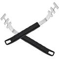 Oven Net Handle Grill Grate 2 Pcs Barbecue Utensils Beer Bottle Opener Stainless Steel Tools Charcoal Lifter Gripper