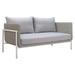 ZUO Frais Loveseat Gray