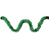 Traditional Green Christmas Tinsel - Unlit