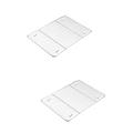 2 PCS Oven Multifunctional Net Bread Oven Grill Cooling Tray Stainless Steel Bbq Baking Supplies BBQ Accessories