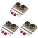 Parrot Food Bowl 3 Sets Bird Water Feeder for Cage Feeders Hanging Stainless Steel