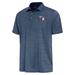 Men's Antigua Heather Navy Cleveland Guardians Layout Polo