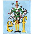 The Northwest Group Elf 50" x 60" Holiday Silk Touch Throw Blanket