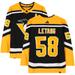 Kris Letang Pittsburgh Penguins Autographed 2022-23 Reverse Retro adidas Authentic #58 Jersey