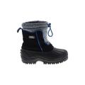 Totes Boots: Winter Boots Chunky Heel Casual Blue Shoes - Women's Size 4 - Round Toe