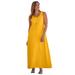 Plus Size Women's Flared Tank Dress by Jessica London in Sunset Yellow (Size 30/32)