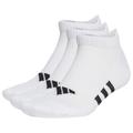 adidas - Performance Cushioned Low 3-Pack - Sports socks size XS, white