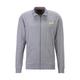 Sweatjacke HUGO UNDERWEAR "Linked Jacket Zip" Gr. M (50), grau (medium grey 036) Herren Sweatjacken