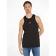 Tanktop TOMMY JEANS "TJM TANK TOP" Gr. S, schwarz (black) Herren Tops Ärmellose Shirts