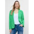 Kurzblazer CECIL Gr. M (40), grün (celery green melange) Damen Blazer