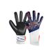 Torwarthandschuhe REUSCH "Pure Contact Silver" Gr. 8,5, blau (blau, orange) Damen Handschuhe Sporthandschuhe