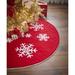 48" Faux Tree Skirt by BrylaneHome in Snowflake