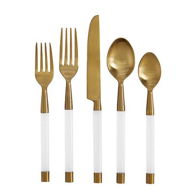 Clarissa Acrylic 5-Piece Flatware Set - Ballard Designs