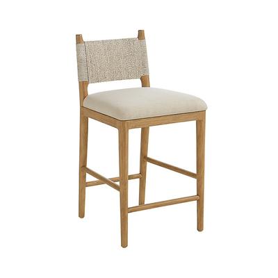 Bridget Bar & Counter Stool - Washed Maple with Bleached Weave, Counter Stool 36 1/4