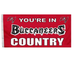 tampa bay you are in buccaneers country Single Sided Heavy Duty flag 3 x5