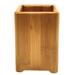 Bamboo Ornament Pen Holder Pencil Organizer Desk Topper Makeup Storage Box Stationery Office