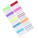 10 Books of Multi-function Note Pads Colored Translucent Memo Pads Sticky Tabs Memo Stickers Small Memo Pads