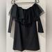 Zara Dresses | Mini Black Dress. 3/4 Sleeves. | Color: Black | Size: S