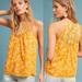 Anthropologie Tops | Maeve Anthropologie Martell Halter Tank Top - L | Color: Orange/Yellow | Size: L