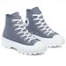 Converse Shoes | Converse Chuck Taylor All Star Lugged Blue White Platform Shoes 571165c | Color: Gray/White | Size: 8