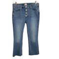 J. Crew Jeans | J Crew Womens Size 31t 31 Tall Jeans 9" Billy Demi Boot Crop Denim Button Fly | Color: Blue | Size: 31