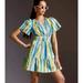Anthropologie Dresses | Anthropologie 'The Somerset Mini Dress' - New With Tags - Women's L | Color: Blue/Green | Size: L