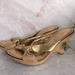 Kate Spade Shoes | Kate Spade Heels Gold 3.5 Inch Heel Size 6.5 Women’s | Color: Gold | Size: 6.5