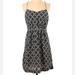 Madewell Dresses | Madewell Dress, Silk, M | Color: Black/Tan | Size: M