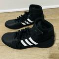 Adidas Shoes | Adidashvc Wrestling Lutte Shoe Black/White Men's Size 7 | Color: Black/White | Size: 7