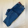 Levi's Jeans | Levi’s Blue Jeans Medium Wash Relaxed Fit 550 Jeans Size 14 Mis M/12 Tapered Leg | Color: Blue/Red | Size: 12
