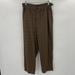 Madewell Pants & Jumpsuits | Madewell High Rise Plaid Trouser Pants Brown Size 4 | Color: Brown/Tan | Size: 4