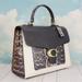 Coach Bags | Coach Tabby Top Handle Black Multi Snakeskin | Color: Black/White | Size: Os