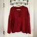 American Eagle Outfitters Sweaters | American Eagle Outfitters Jegging Fit Sweater Red Long Sleeve M Euc | Color: Red | Size: M