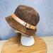 Coach Accessories | Coach Vintage Leather Bucket Buckle Strap Hat Size Sp | Color: Brown | Size: P / S