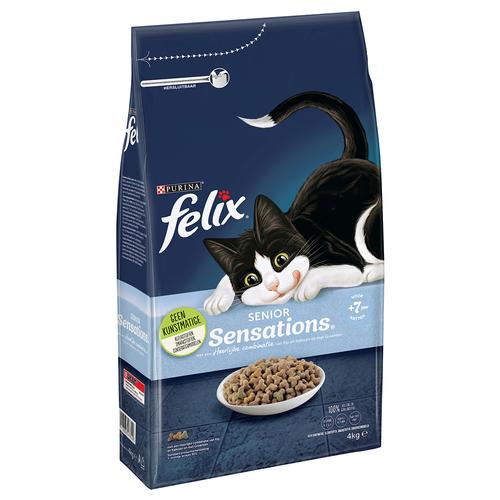 2x 4kg Felix Senior Sensations Katzenfutter trocken