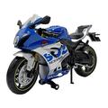 JEWOSS For Suzuki GSX-R1000R L7 1:12 Die-cast Racing Model Toy Sports Bike With Accessory Wheel Collector's Edition Motorbike models (Color : Blue, Size : 1)