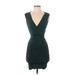 BCBGMAXAZRIA Cocktail Dress - Party: Teal Dresses - Women's Size 2X-Small