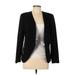 Vince Camuto Blazer Jacket: Short Black Print Jackets & Outerwear - Women's Size 10