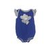 GEN 2 Short Sleeve Onesie: Blue Bottoms - Size 6-9 Month