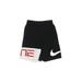 Nike Athletic Shorts: Black Color Block Sporting & Activewear - Kids Boy's Size Medium