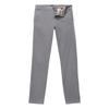 Chinohose BOSS ORANGE "slim", Herren, Gr. 36, Länge 34, grau (020_grau), Web, Obermaterial: 97% Baumwolle, 3% Elasthan, unifarben, casual, slim fit knöchellang, Hosen, mit Gesäßtaschen