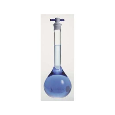 Kimble/Kontes KIMAX Volumetric Flasks with Color-Coded PTFE ST Stopper Class A Kimble Chase 28014F 10