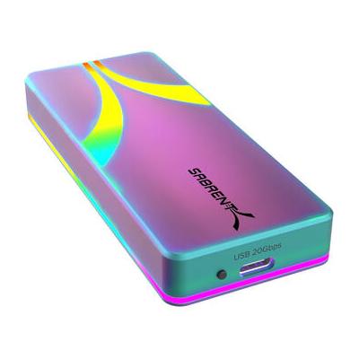 Sabrent Rocket RGB USB-C M.2 SATA/NVMe SSD Enclosure (Special Edition) EC-RGBC