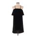 Madewell Casual Dress - Shift Square Sleeveless: Black Solid Dresses - New - Women's Size Small