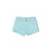 Lilly Pulitzer Khaki Shorts: Teal Print Bottoms - Women's Size 2 - Light Wash