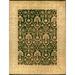 Green/White 144 x 108 x 0.25 in Area Rug - Bokara Rug Co, Inc. Rectangle Oriental Hand-Knotted Area Rug in Beige/Green | Wayfair 1618MESHYBRCR90C0