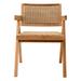 Eichholtz Kristo Outdoor Dining Chair Wood/Wicker/Rattan in Brown | 30.71 H x 22.05 W x 25.79 D in | Wayfair 117455