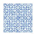 Bungalow Rose Artisan Tile XXX by Nancy Green - Wrapped Canvas Print Canvas in Blue | 20" H x 20" W | Wayfair FD8BE217A3B6449180B2436B1E757D17