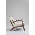 Living Room Chair - George Oliver Mid Century Modern Accent Chair, Upholstered Living Room Chairs Faux in Brown | Wayfair