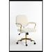 Mercer41 Yeila Velvet Task Chair Upholstered/Metal in Brown/Gray | 35.43 H x 24.41 W x 23.62 D in | Wayfair 1000BDA4B3AC4965B11E04486C4AF9A4